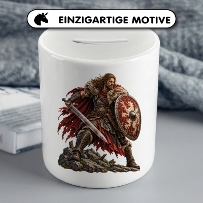 Spardose mit dem Motiv Krieger - Ansicht 3