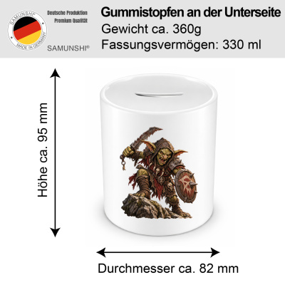 Spardose mit dem Motiv Goblin - Ansicht 2