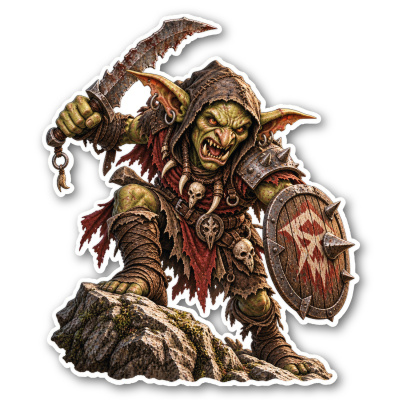 Wandtattoo  Goblin 