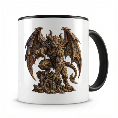 Tasse mit  Gargoyle 
