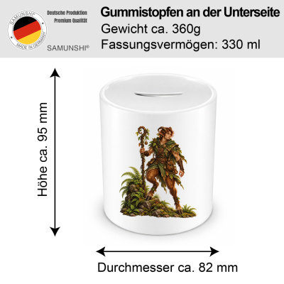 Spardose mit dem Motiv Faun - Ansicht 2