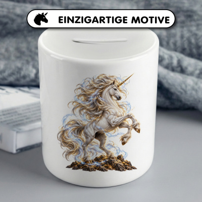 Spardose mit dem Motiv Einhorn - Ansicht 3