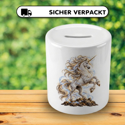 Spardose mit dem Motiv Einhorn - Ansicht 4