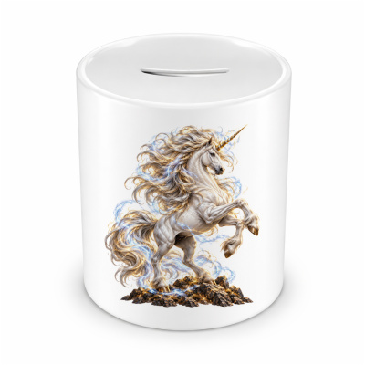 Spardose mit dem Motiv Einhorn