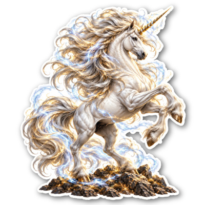 Aufkleber Einhorn