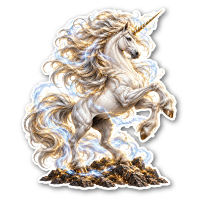 Wandtattoo  Einhorn 