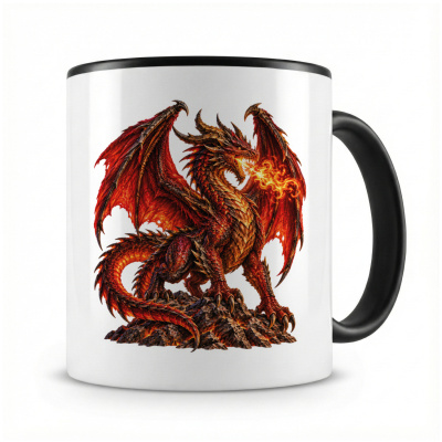 Tasse mit  Drache 