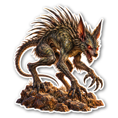 Wandtattoo  Chupacabra 