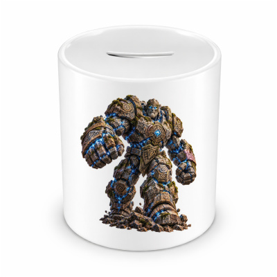 Spardose mit dem Motiv Golem