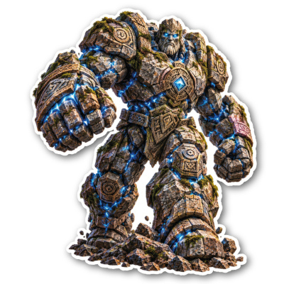 Aufkleber Golem