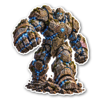 Wandtattoo  Golem 