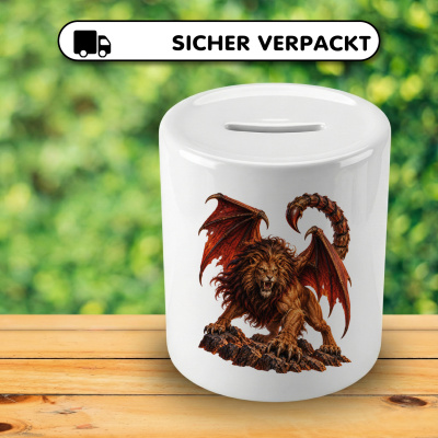 Spardose mit dem Motiv Mantikor - Ansicht 4