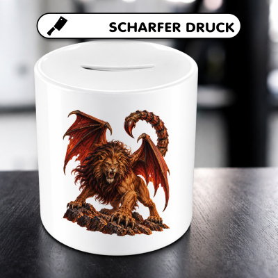 Spardose mit dem Motiv Mantikor - Ansicht 5