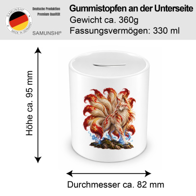 Spardose mit dem Motiv Kitsune - Ansicht 2