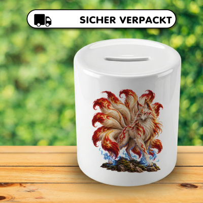 Spardose mit dem Motiv Kitsune - Ansicht 4