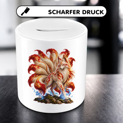 Spardose mit dem Motiv Kitsune - Ansicht 5