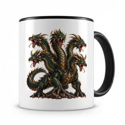 Tasse mit  Hydra 