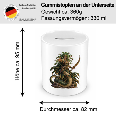 Spardose mit dem Motiv Gorgone - Ansicht 2