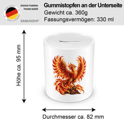 Spardose mit dem Motiv Ph�nix - Ansicht 2