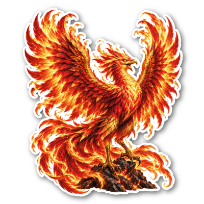 Wandtattoo  Ph�nix 