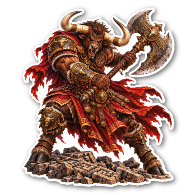 Wandtattoo  Minotauros 