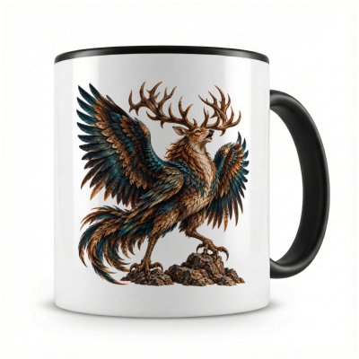 Tasse mit  Peryton 