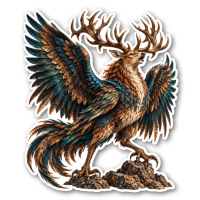 Wandtattoo  Peryton 