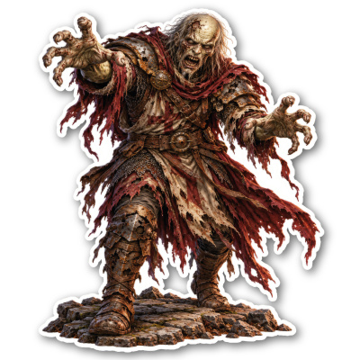 Aufkleber Zombie