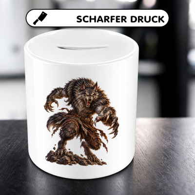 Spardose mit dem Motiv Werwolf - Ansicht 5