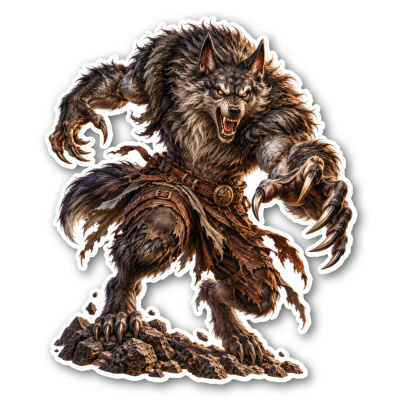 Wandtattoo  Werwolf 