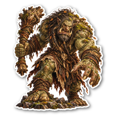Wandtattoo  Troll 