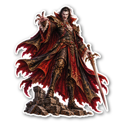 Wandtattoo  Vampir 