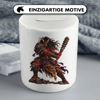 Spardose mit dem Motiv Oni - Ansicht 3