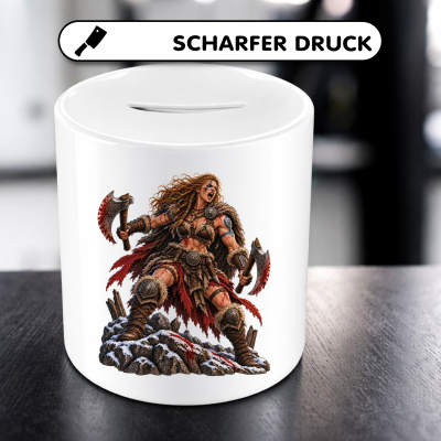 Spardose mit dem Motiv Berserkerin - Ansicht 5
