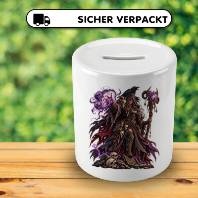 Spardose mit dem Motiv Hexenmeisterin - Ansicht 4