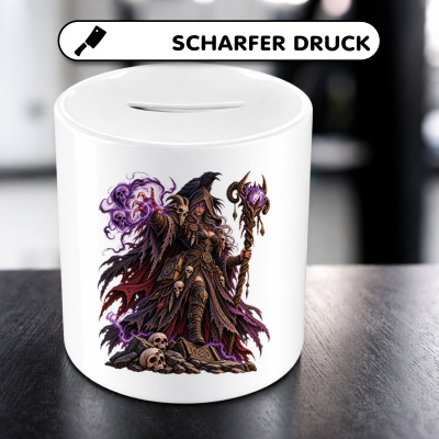 Spardose mit dem Motiv Hexenmeisterin - Ansicht 5