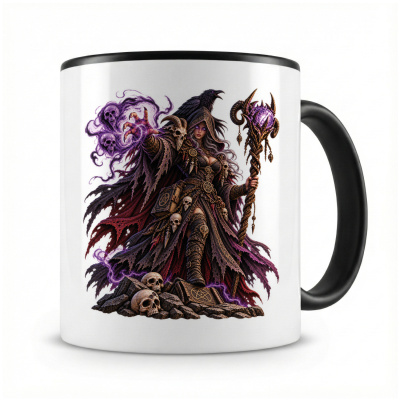 Tasse mit  Hexenmeisterin 