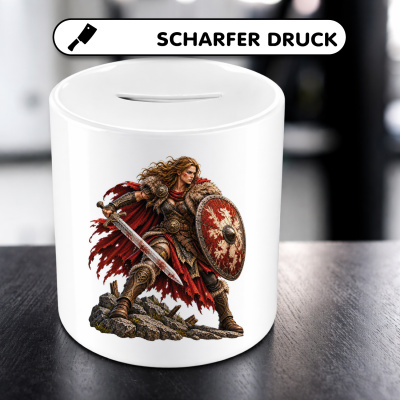 Spardose mit dem Motiv Kriegerin - Ansicht 5