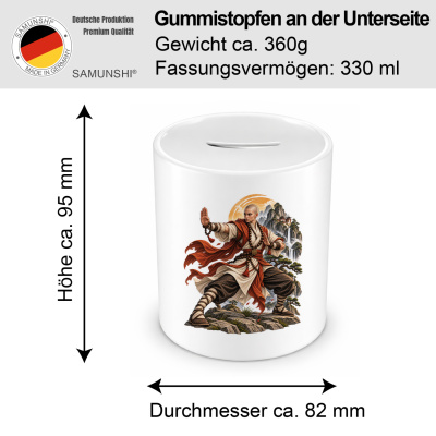 Spardose mit dem Motiv M�nchin - Ansicht 2