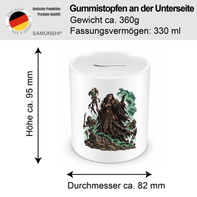 Spardose mit dem Motiv Totenbeschw�rerin - Ansicht 2