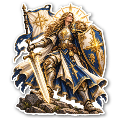 Aufkleber Paladinin