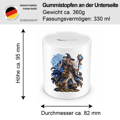 Spardose mit dem Motiv Wassermagerin - Ansicht 2