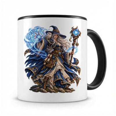 Tasse mit  Wassermagerin 