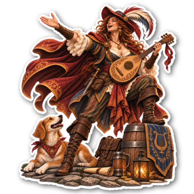 Aufkleber Bardin