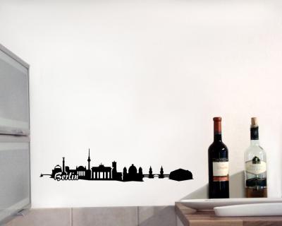 Wandaufkleber Berlin Skyline
