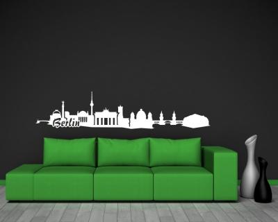 Wandaufkleber Berlin Skyline - Ansicht 3