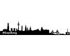 Wandsticker Hamburg Skyline Sonderangebot