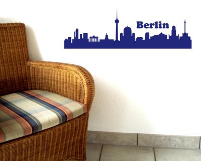 Wandsticker Berlin Skyline