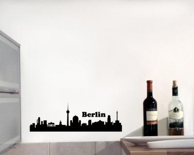 Wandsticker Berlin Skyline - Ansicht 3