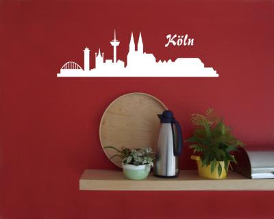 Wandsticker Kln Skyline